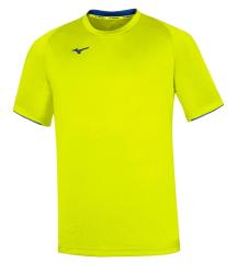 Pnske triko Mizuno Core Short Sleeve Tee/Yellow Fluo/Royal